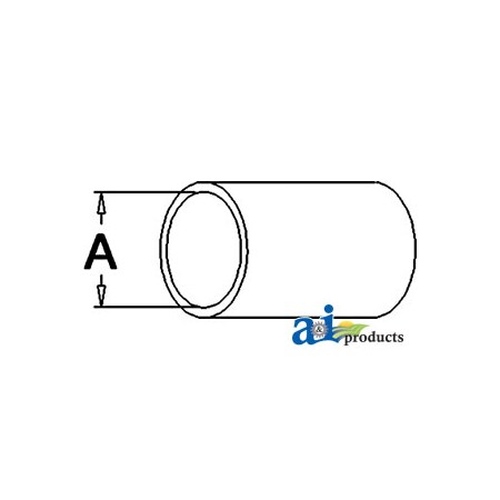 A & I Products Radiator Hose, Lower 3" x1.5" x1.5" A-158625A